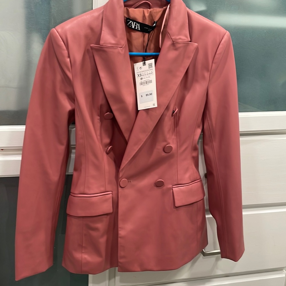 XS pink blazer , NEW